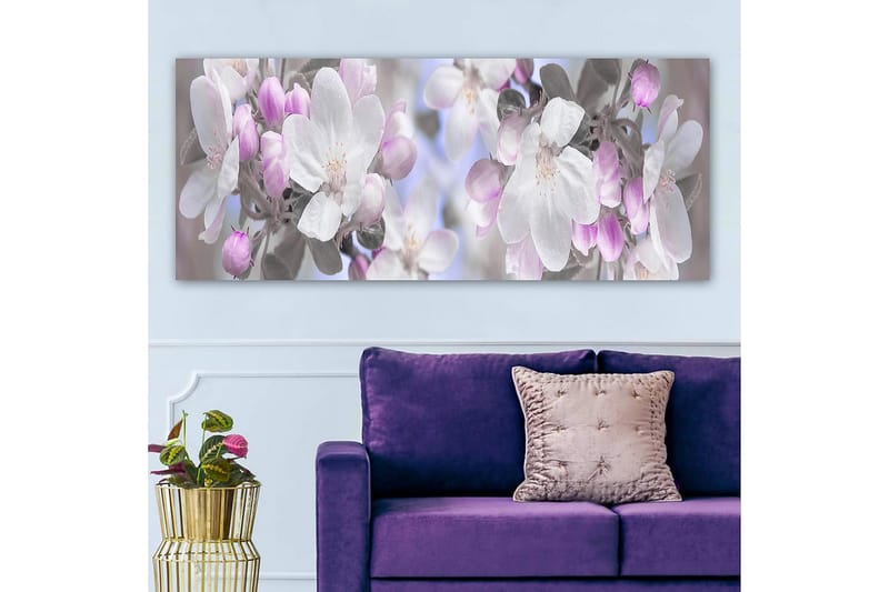Canvastavla YTY Floral & Botanical Flerfärgad - 120x50 cm - Inredning - Tavlor & posters - Canvastavla