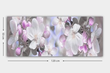 Canvastavla YTY Floral & Botanical Flerfärgad - 120x50 cm - Inredning - Tavlor & posters - Canvastavla
