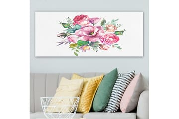 Canvastavla YTY Floral & Botanical Flerfärgad - 120x50 cm - Inredning - Tavlor & posters - Canvastavla