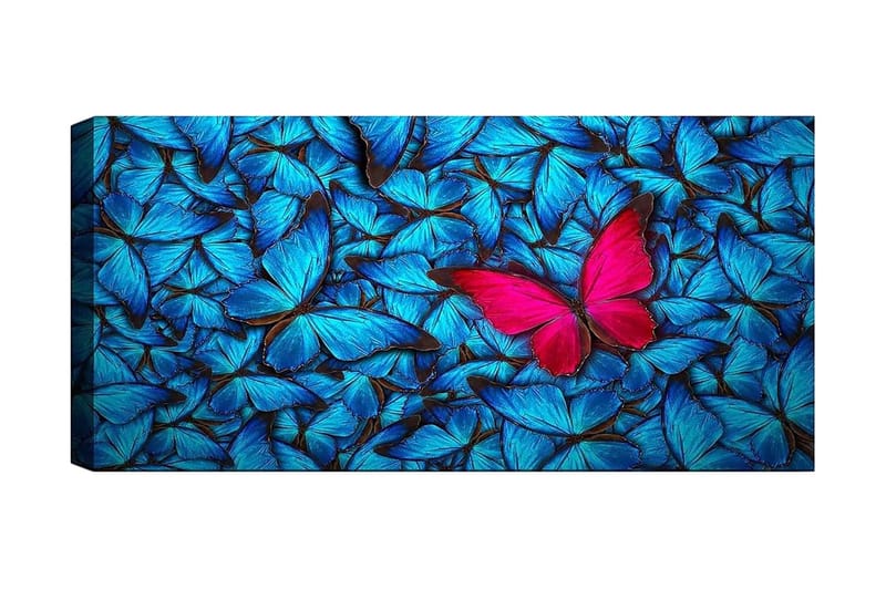 Canvastavla YTY Floral & Botanical Flerfärgad - 120x50 cm - Inredning - Tavlor & posters - Canvastavla
