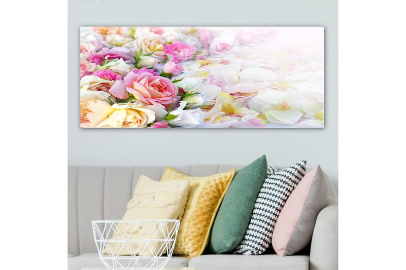 Canvastavla YTY Floral & Botanical Flerfärgad - 120x50 cm - Inredning - Tavlor & posters - Canvastavla