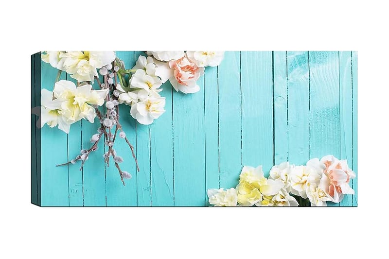 Canvastavla YTY Floral & Botanical Flerfärgad - 120x50 cm - Inredning - Tavlor & posters - Canvastavla