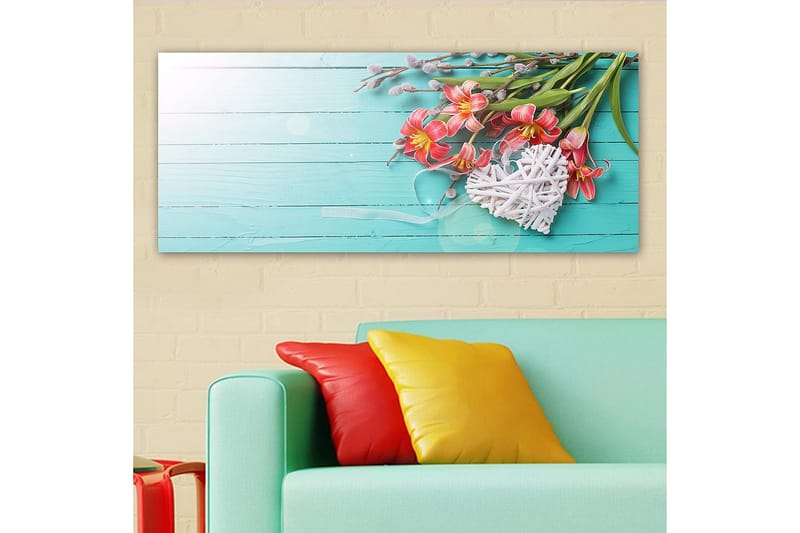 Canvastavla YTY Floral & Botanical Flerfärgad - 120x50 cm - Inredning - Tavlor & posters - Canvastavla