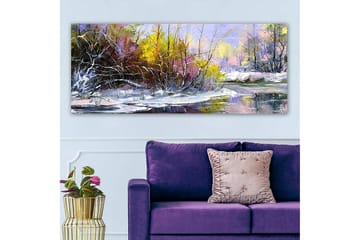 Canvastavla YTY Floral & Botanical Flerfärgad - 120x50 cm - Inredning - Tavlor & posters - Canvastavla