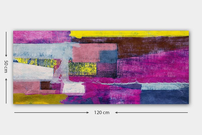 Canvastavla YTY Floral & Botanical Flerfärgad - 120x50 cm - Inredning - Tavlor & posters - Canvastavla