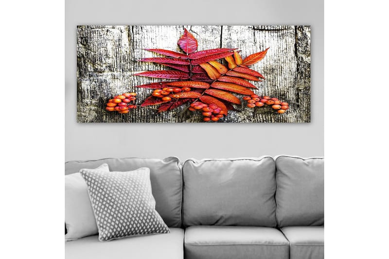 Canvastavla YTY Floral & Botanical Flerfärgad - 120x50 cm - Inredning - Tavlor & posters - Canvastavla