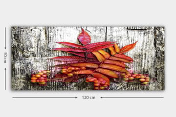 Canvastavla YTY Floral & Botanical Flerfärgad - 120x50 cm - Inredning - Tavlor & posters - Canvastavla