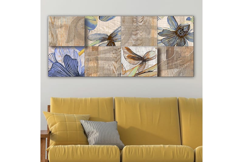 Canvastavla YTY Floral & Botanical Flerfärgad - 120x50 cm - Inredning - Tavlor & posters - Canvastavla