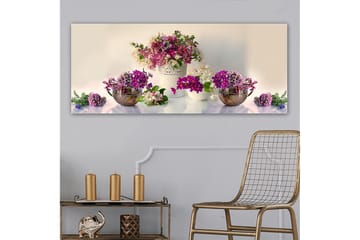 Canvastavla YTY Floral & Botanical Flerfärgad - 120x50 cm - Inredning - Tavlor & posters - Canvastavla