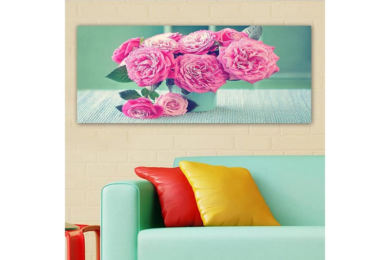 Canvastavla YTY Floral & Botanical Flerfärgad - 120x50 cm - Inredning - Tavlor & posters - Canvastavla