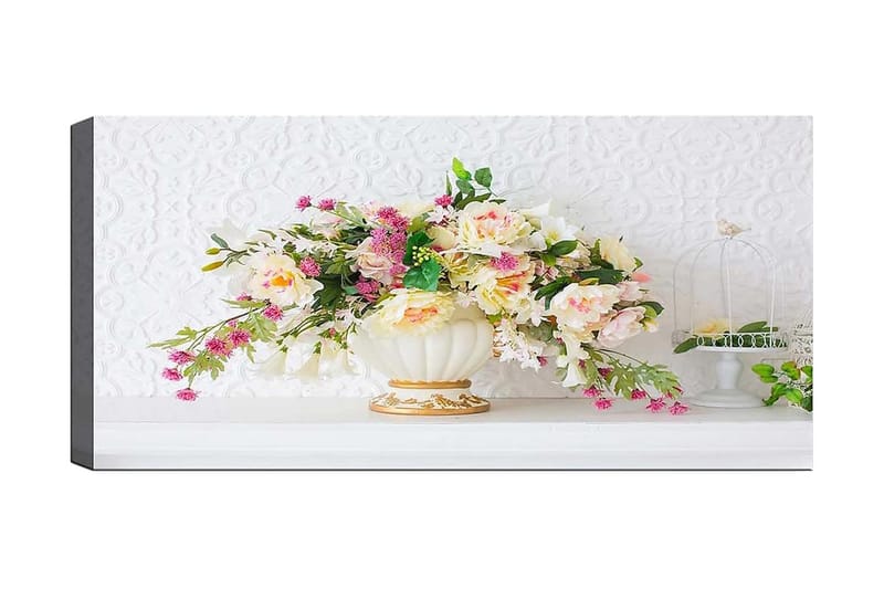 Canvastavla YTY Floral & Botanical Flerfärgad - 120x50 cm - Inredning - Tavlor & posters - Canvastavla