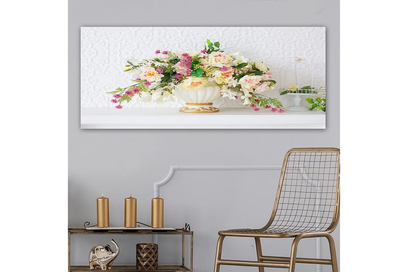 Canvastavla YTY Floral & Botanical Flerfärgad - 120x50 cm - Inredning - Tavlor & posters - Canvastavla