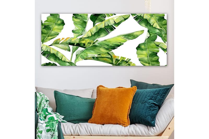 Canvastavla YTY Floral & Botanical Flerfärgad - 120x50 cm - Inredning - Tavlor & posters - Canvastavla