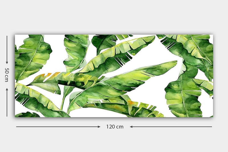 Canvastavla YTY Floral & Botanical Flerfärgad - 120x50 cm - Inredning - Tavlor & posters - Canvastavla