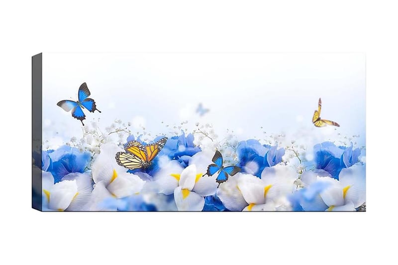 Canvastavla YTY Floral & Botanical Flerfärgad - 120x50 cm - Inredning - Tavlor & posters - Canvastavla