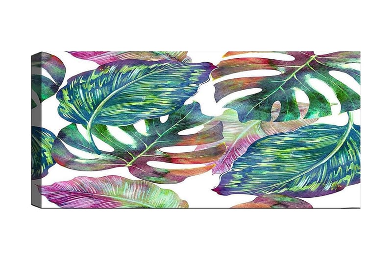 Canvastavla YTY Floral & Botanical Flerfärgad - 120x50 cm - Inredning - Tavlor & posters - Canvastavla