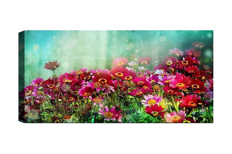 Canvastavla YTY Floral & Botanical Flerfärgad - 120x50 cm - Inredning - Tavlor & posters - Canvastavla