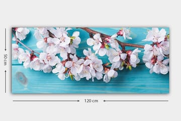 Canvastavla YTY Floral & Botanical Flerfärgad - 120x50 cm - Inredning - Tavlor & posters - Canvastavla