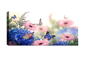 Canvastavla YTY Floral & Botanical Flerfärgad - 120x50 cm - Inredning - Tavlor & posters - Canvastavla