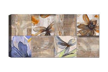 Canvastavla YTY Floral & Botanical Flerfärgad - 120x50 cm - Inredning - Tavlor & posters - Canvastavla