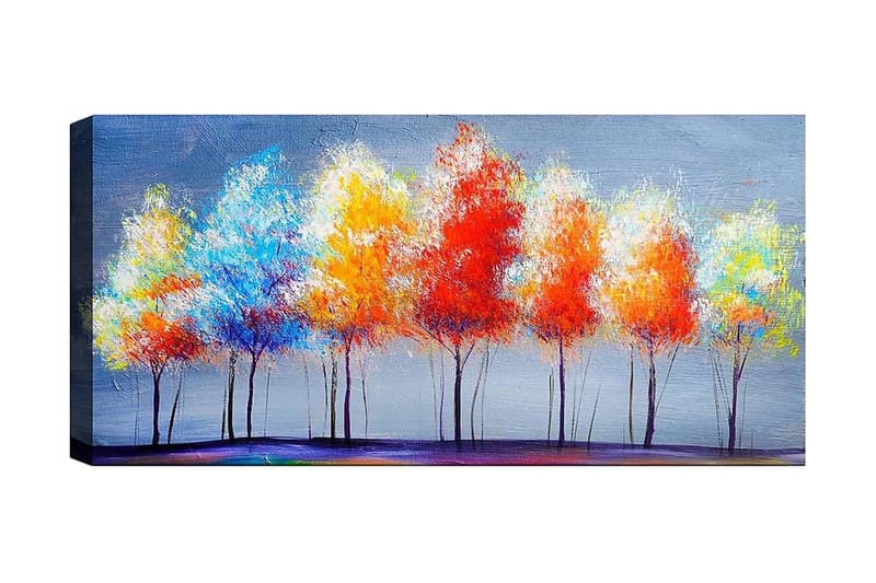 Canvastavla YTY Floral & Botanical Flerfärgad - 120x50 cm - Inredning - Tavlor & posters - Canvastavla