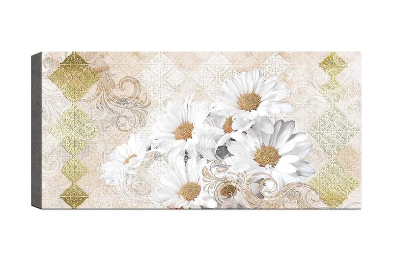 Canvastavla YTY Floral & Botanical Flerfärgad - 120x50 cm - Inredning - Tavlor & posters - Canvastavla