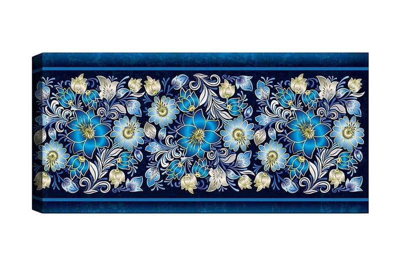 Canvastavla YTY Floral & Botanical Flerfärgad - 120x50 cm - Inredning - Tavlor & posters - Canvastavla