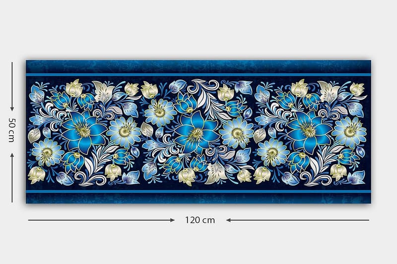 Canvastavla YTY Floral & Botanical Flerfärgad - 120x50 cm - Inredning - Tavlor & posters - Canvastavla