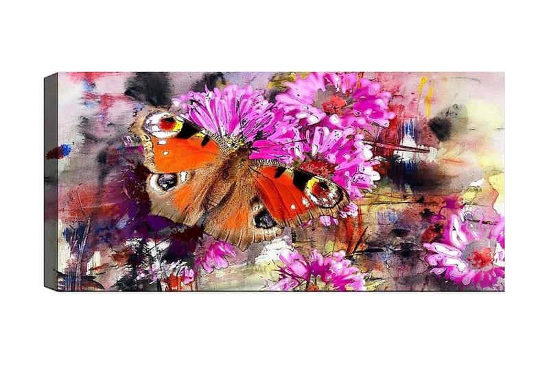 Canvastavla YTY Floral & Botanical Flerfärgad - 120x50 cm - Inredning - Tavlor & posters - Canvastavla