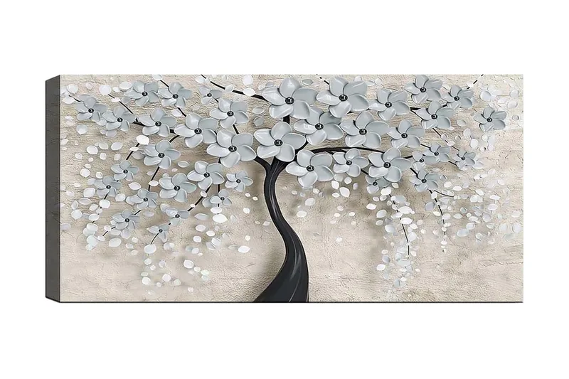 Canvastavla YTY Floral & Botanical Flerfärgad, 120x50 cm