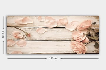 Canvastavla YTY Floral & Botanical Flerfärgad - 120x50 cm - Inredning - Tavlor & posters - Canvastavla