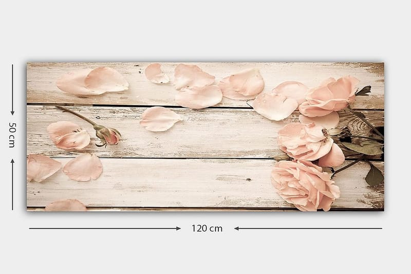 Canvastavla YTY Floral & Botanical Flerfärgad - 120x50 cm - Inredning - Tavlor & posters - Canvastavla