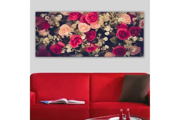 Canvastavla YTY Floral & Botanical Flerfärgad - 120x50 cm - Inredning - Tavlor & posters - Canvastavla