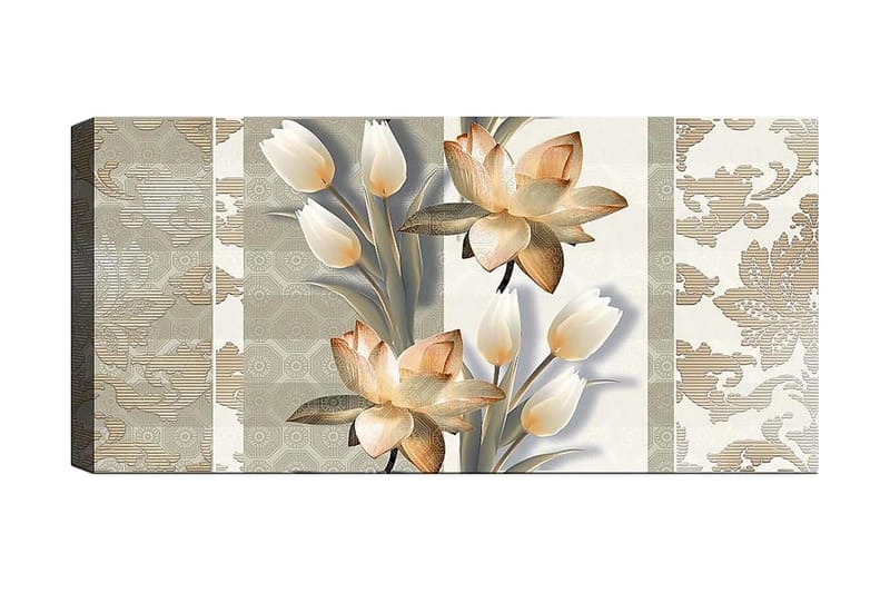 Canvastavla YTY Floral & Botanical Flerfärgad, 120x50 cm