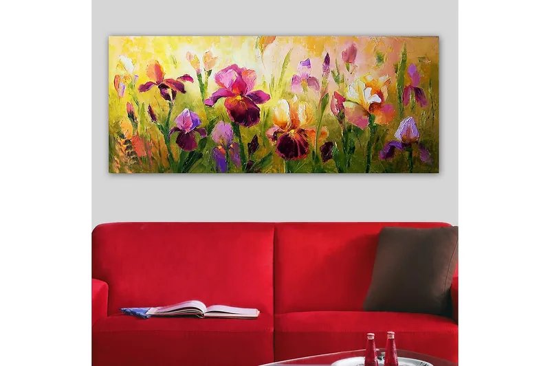 Canvastavla YTY Floral & Botanical Flerfärgad - 120x50 cm - Inredning - Tavlor & posters - Canvastavla
