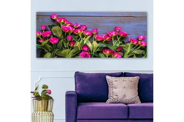 Canvastavla YTY Floral & Botanical Flerfärgad - 120x50 cm - Inredning - Tavlor & posters - Canvastavla