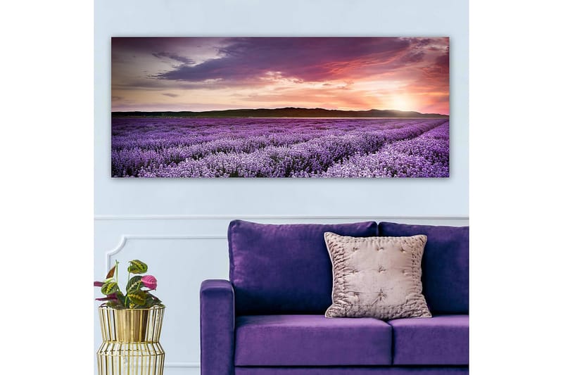 Canvastavla YTY Floral & Botanical Flerfärgad - 120x50 cm - Inredning - Tavlor & posters - Canvastavla