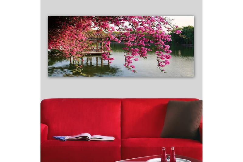 Canvastavla YTY Floral & Botanical Flerfärgad - 120x50 cm - Inredning - Tavlor & posters - Canvastavla