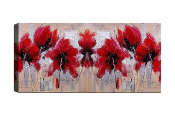 Canvastavla YTY Floral & Botanical Flerfärgad - 120x50 cm - Inredning - Tavlor & posters - Canvastavla
