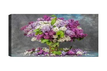 Canvastavla YTY Floral & Botanical Flerfärgad - 120x50 cm - Inredning - Tavlor & posters - Canvastavla