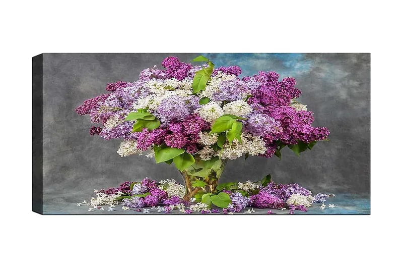 Canvastavla YTY Floral & Botanical Flerfärgad, 120x50 cm