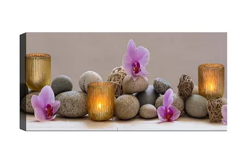 Canvastavla YTY Floral & Botanical Flerfärgad - 120x50 cm - Inredning - Tavlor & posters - Canvastavla