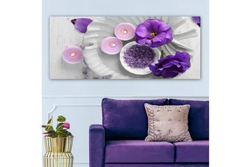 Canvastavla YTY Floral & Botanical Flerfärgad - 120x50 cm - Inredning - Tavlor & posters - Canvastavla