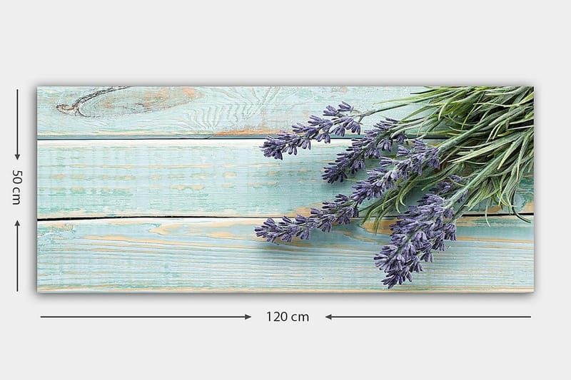 Canvastavla YTY Floral & Botanical Flerfärgad - 120x50 cm - Inredning - Tavlor & posters - Canvastavla