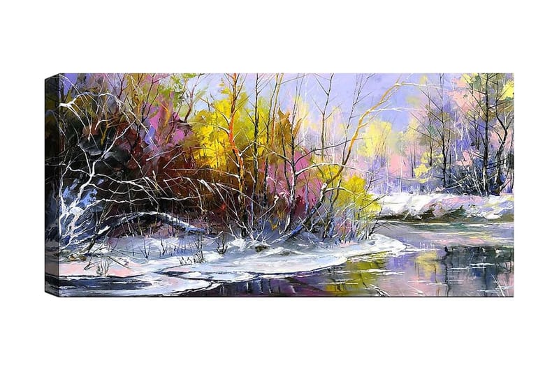 Canvastavla YTY Floral & Botanical Flerfärgad, 120x50 cm