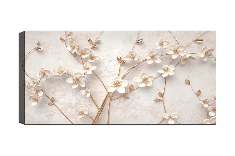 Canvastavla YTY Floral & Botanical Flerfärgad, 120x50 cm