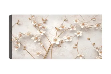 Canvastavla YTY Floral & Botanical Flerfärgad - 120x50 cm - Inredning - Tavlor & posters - Canvastavla