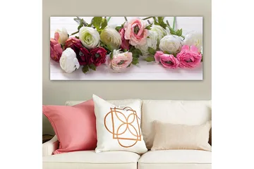 Canvastavla YTY Floral & Botanical Flerfärgad - 120x50 cm - Inredning - Tavlor & posters - Canvastavla