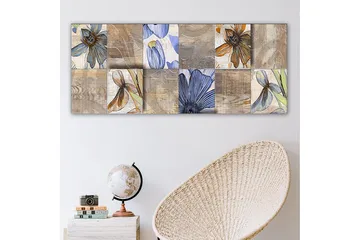 Canvastavla YTY Floral & Botanical Flerfärgad - 120x50 cm - Inredning - Tavlor & posters - Canvastavla