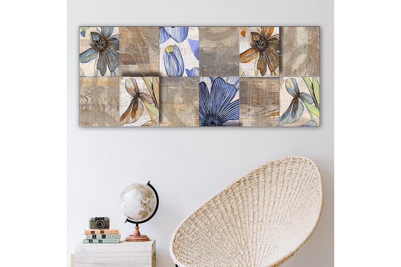 Canvastavla YTY Floral & Botanical Flerfärgad - 120x50 cm - Inredning - Tavlor & posters - Canvastavla